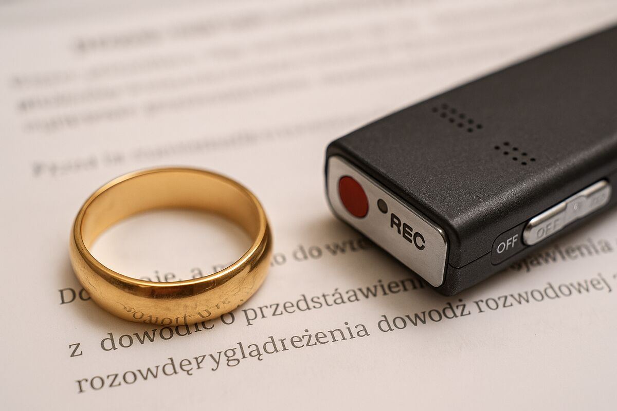 podsłuch a rozwód nagranie jako dowód
